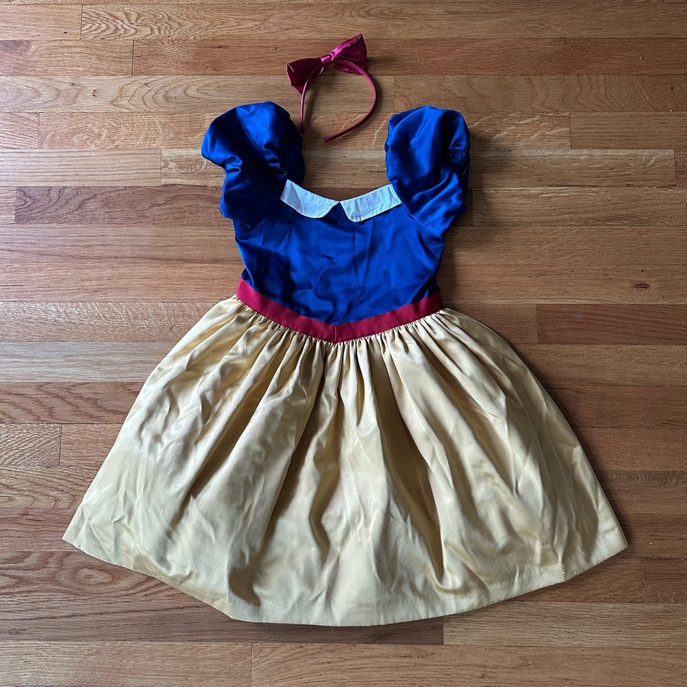 Janie and Jack Royal Blue and Gold Princess Dress